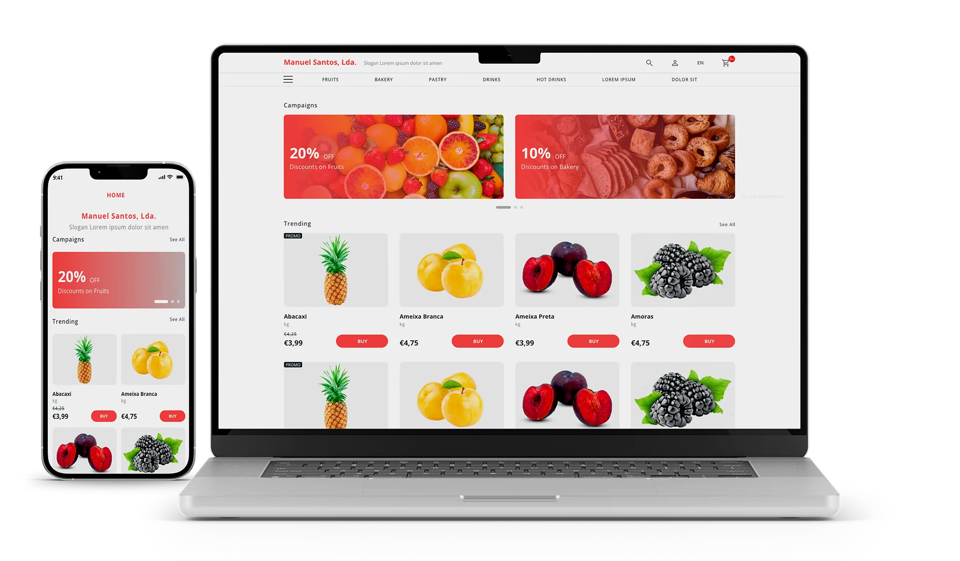 Quer começar a vender online?O ETShop trata de tudo.